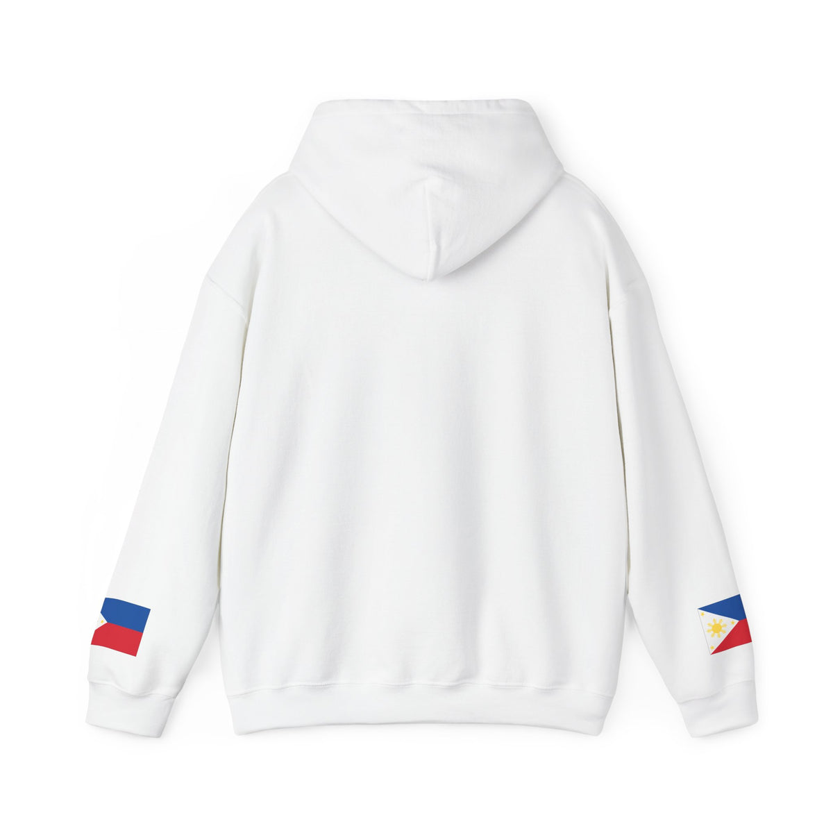 Mabuhay Hoodie – Filipino Pride Hooded Sweatshirt with Philippine Flag Sleeves