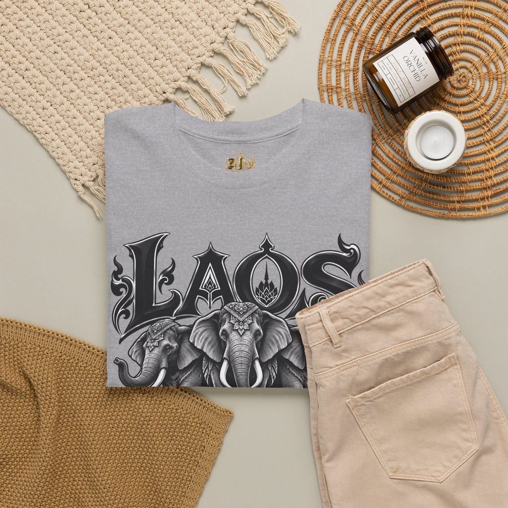 Laos Elephant T-Shirt — Vintage Tribal Elephant Graphic Tee