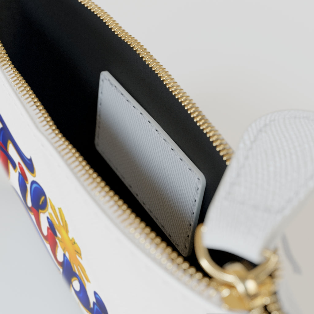 Mini Clutch Bag — Filipino Sun & Sampaguita Design (Pride of the Philippines)