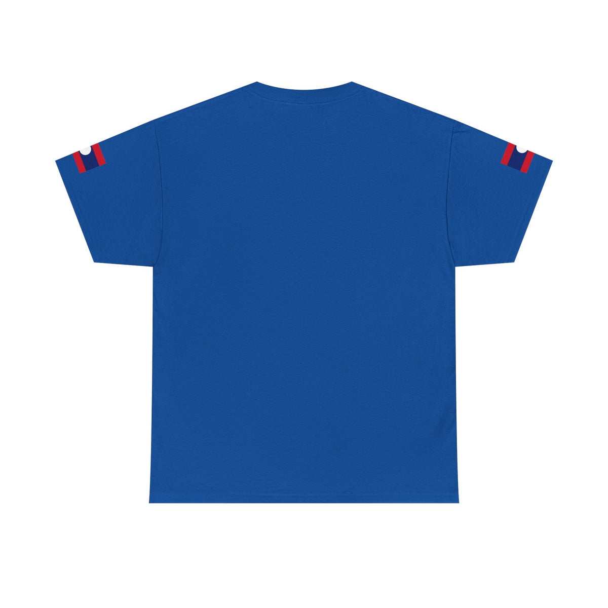 Laos Pride T‑Shirt — Traditional Lao Woman Illustration with Flag & Cultural Icons