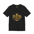 Gold Floral Monogram Tee — J4M Collection Logo T-Shirt