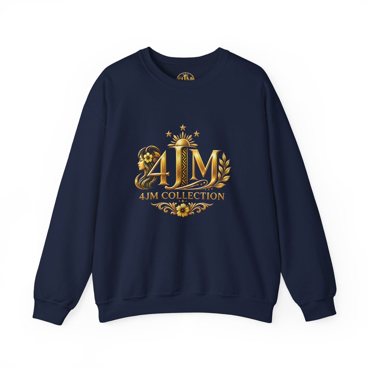 Crewneck Sweatshirt — JAM Collection Gold Monogram Logo