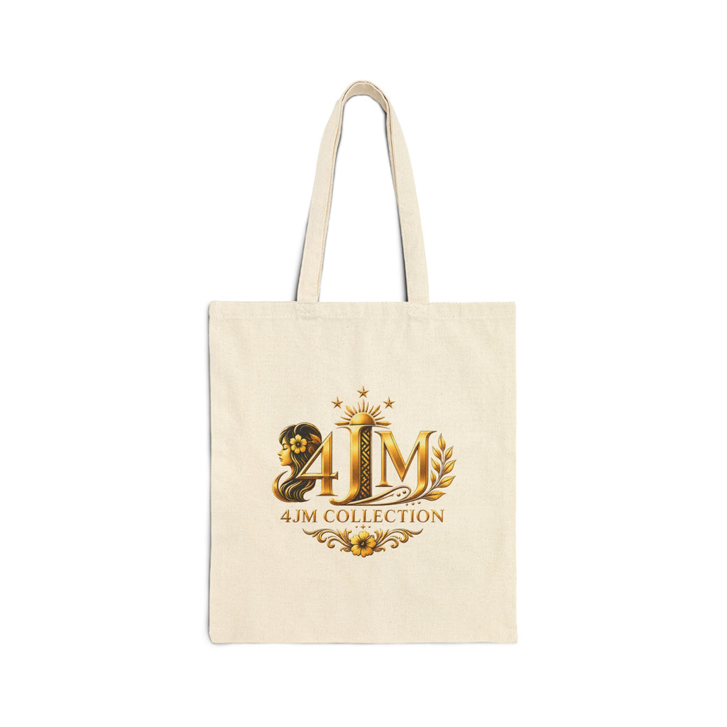 Canvas Tote Bag — 3M Collection Gold Logo Eco Shopper