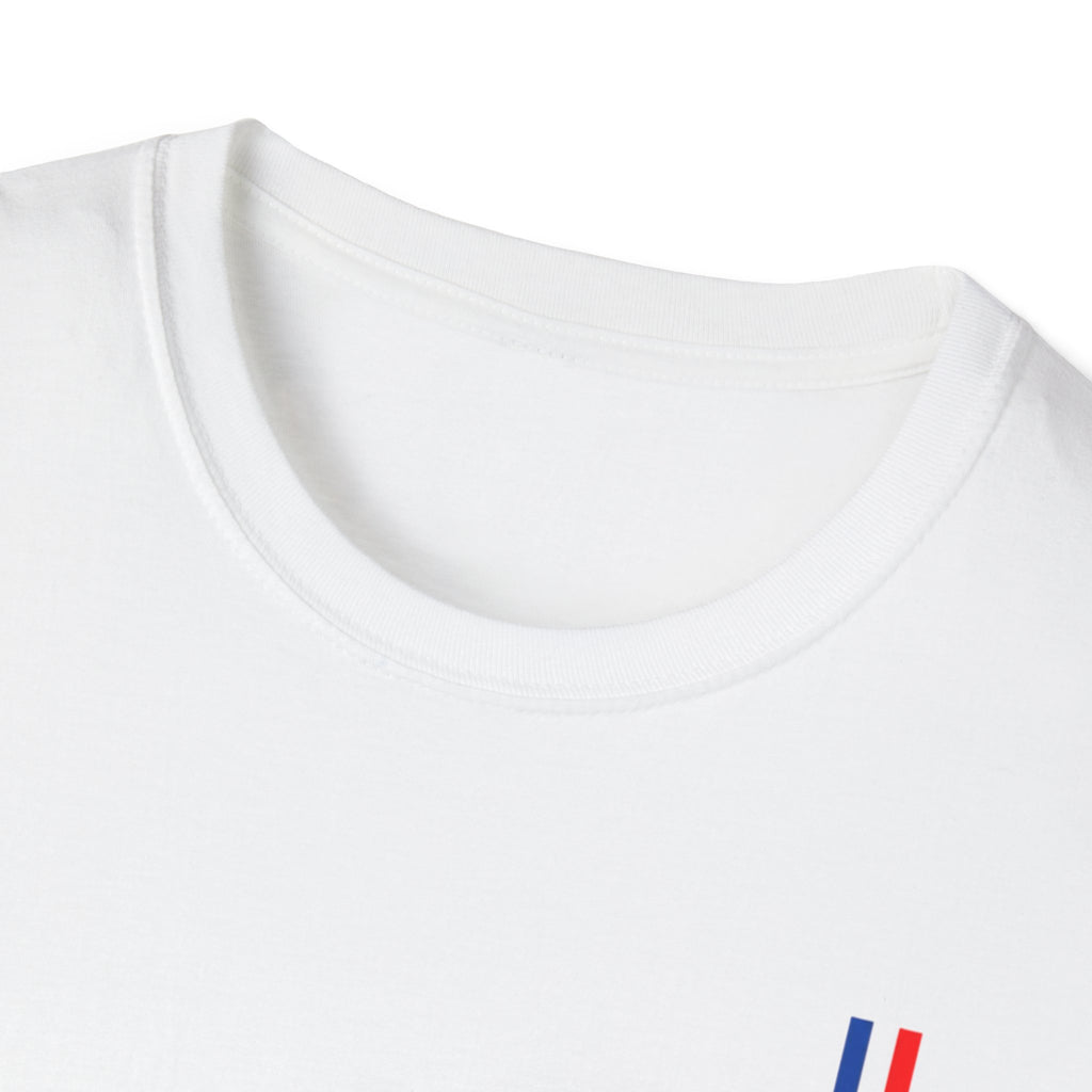 Sunrise Stripe T-Shirt — Retro Minimal Sun Graphic