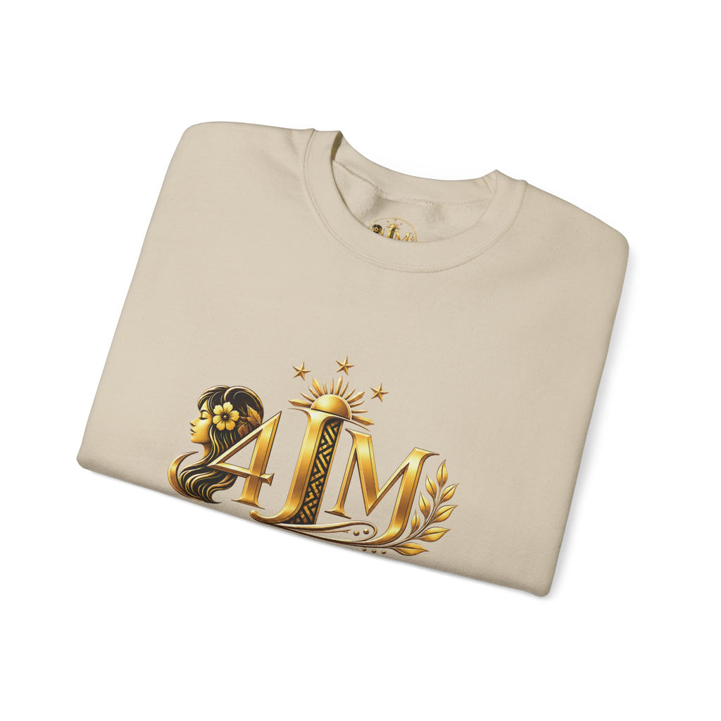 Crewneck Sweatshirt — JAM Collection Gold Monogram Logo