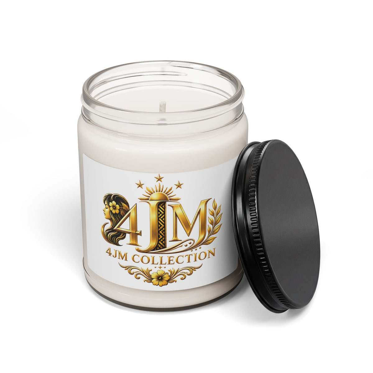 9oz Scented Soy Candle — J4M Collection Aromatherapy Jar