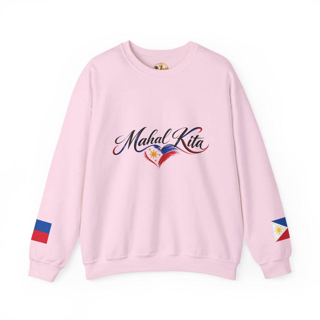 Mahal Kita Crewneck Sweatshirt — Filipino Pride Heart Design