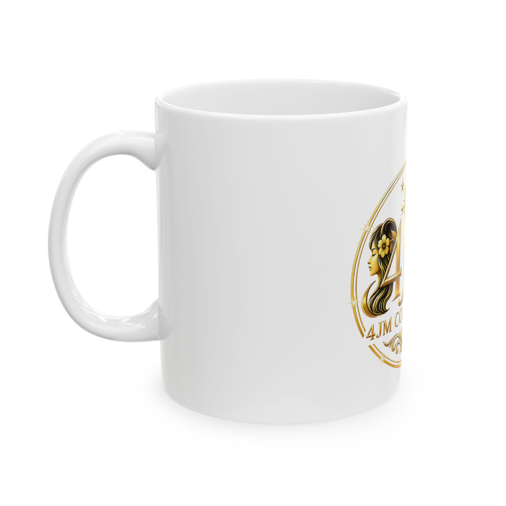 J4M Collection Gold Crest Ceramic Mug (11oz & 15oz)