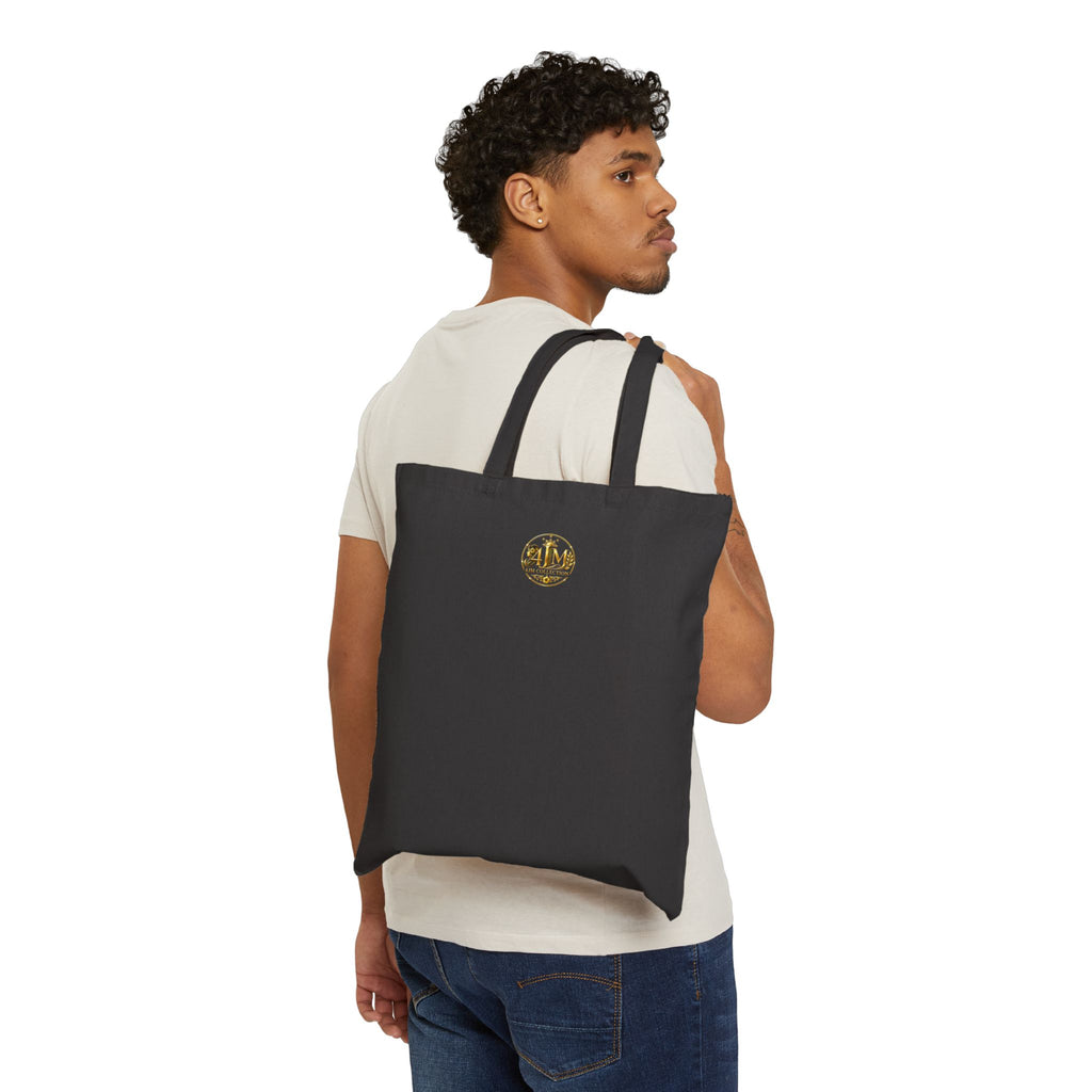 Canvas Tote Bag — 3M Collection Gold Logo Eco Shopper