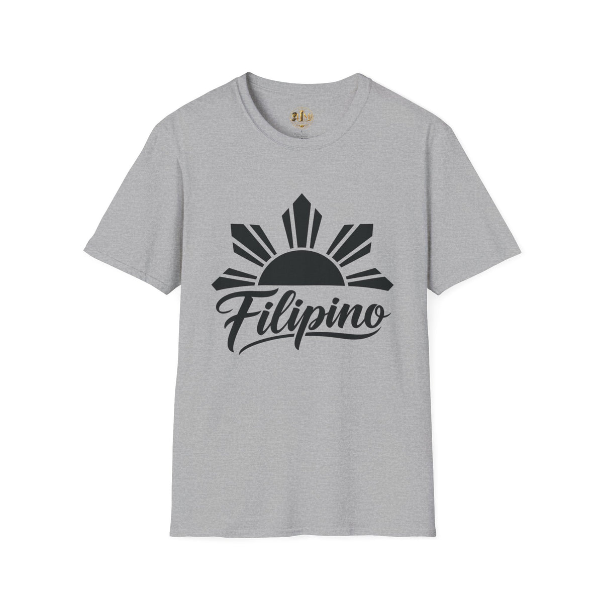 Filipino Sun Script T‑Shirt — Heritage Pride Graphic Tee
