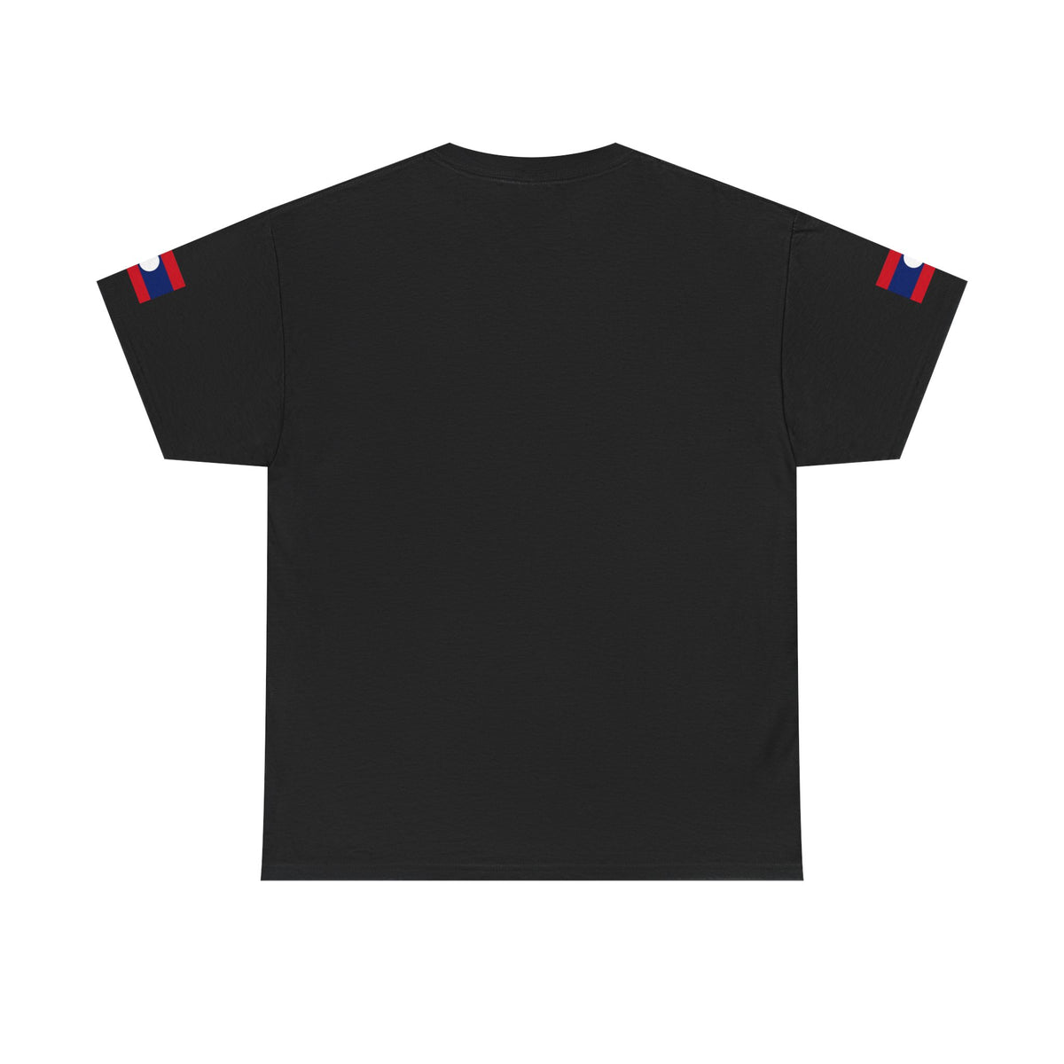 Laos Pride T‑Shirt — Traditional Lao Woman Illustration with Flag & Cultural Icons
