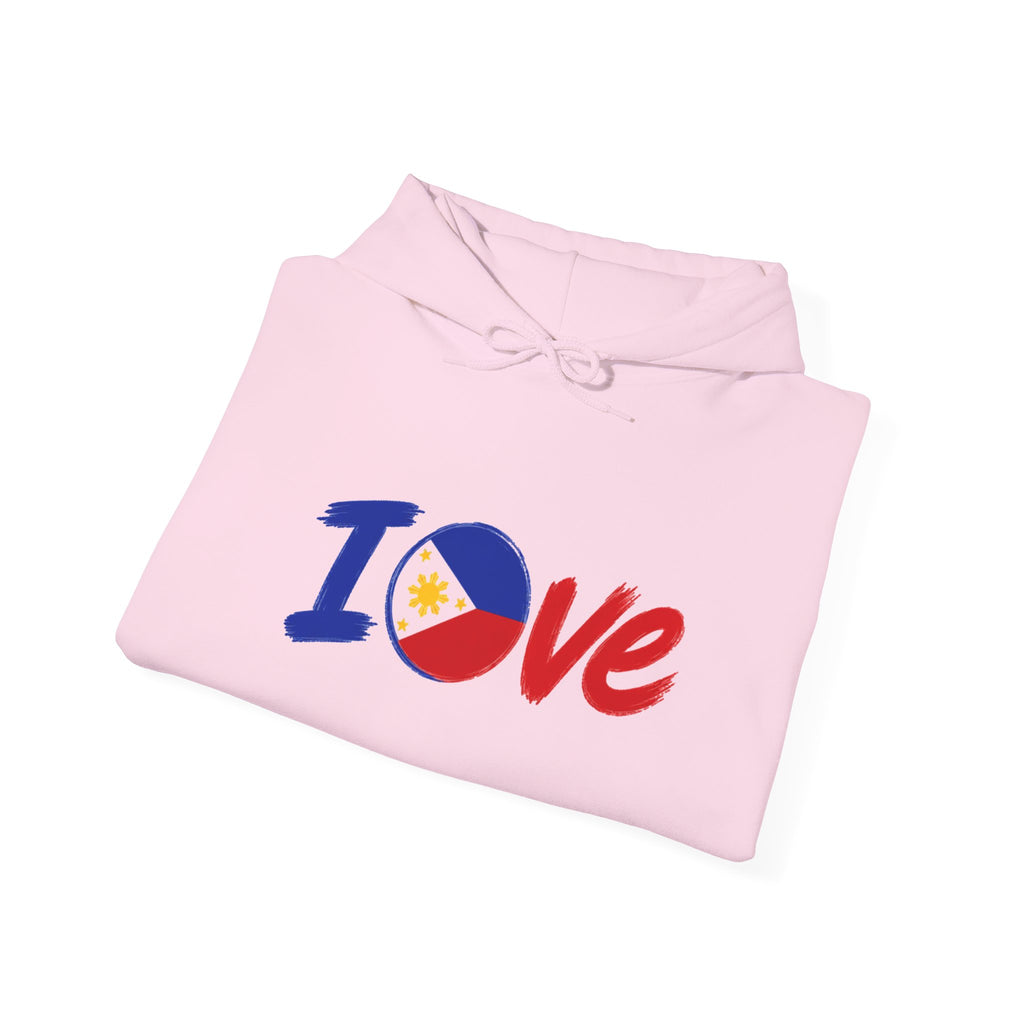Philippine Flag "I Love" Hoodie – Filipino Pride Pullover