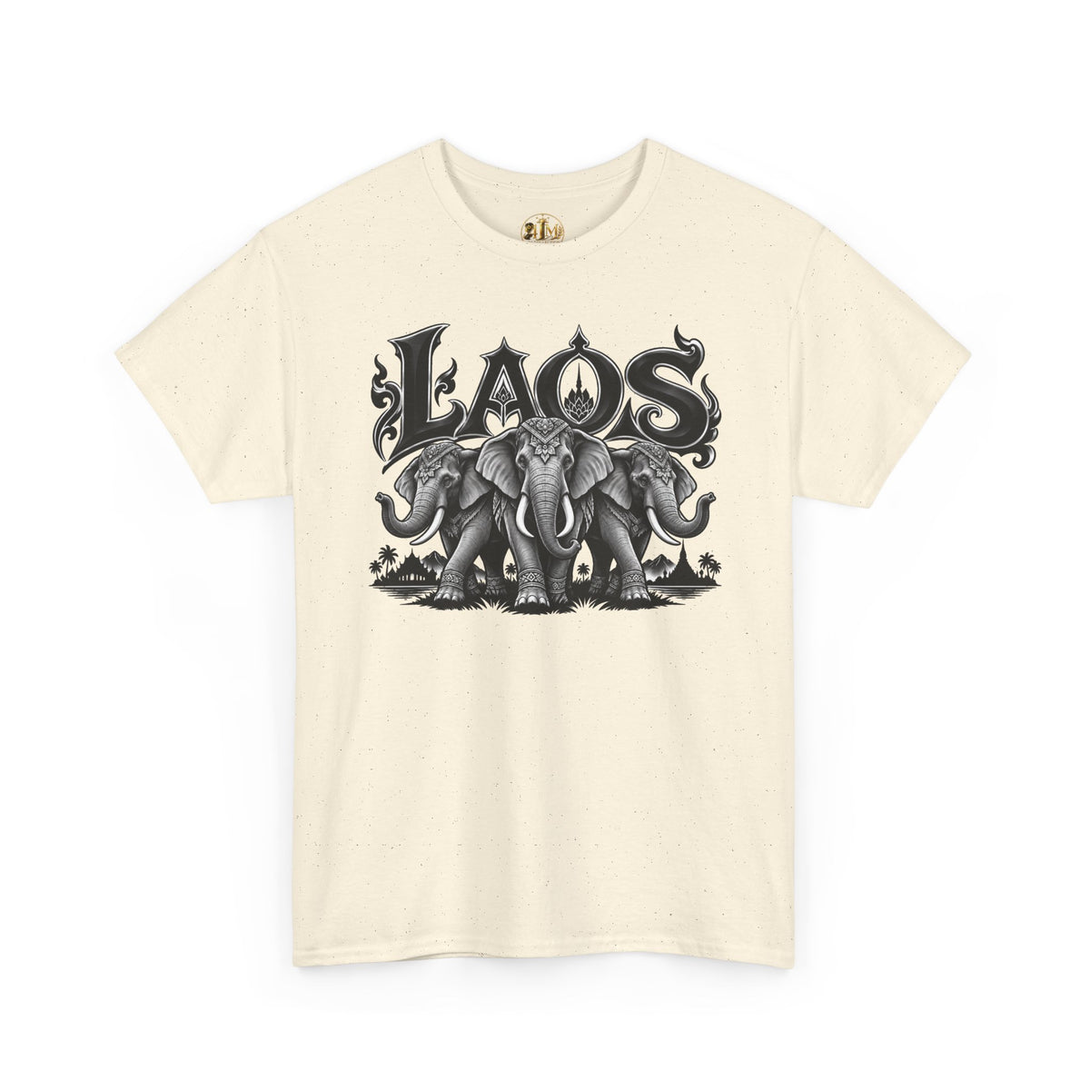 Laos Elephant T-Shirt — Vintage Tribal Elephant Graphic Tee