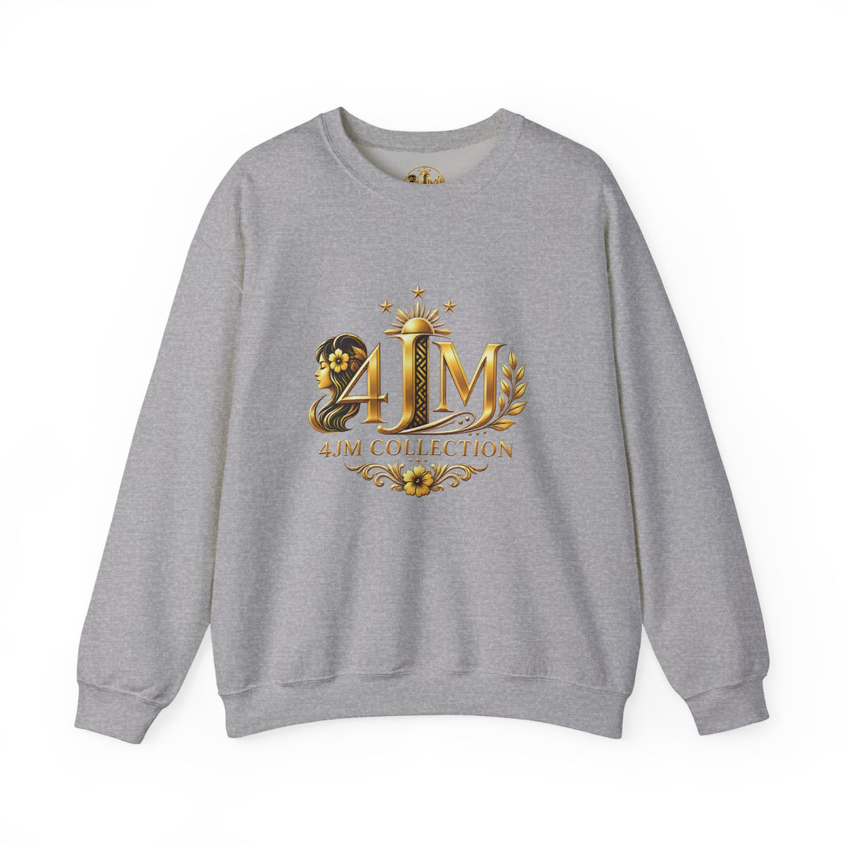 Crewneck Sweatshirt — JAM Collection Gold Monogram Logo