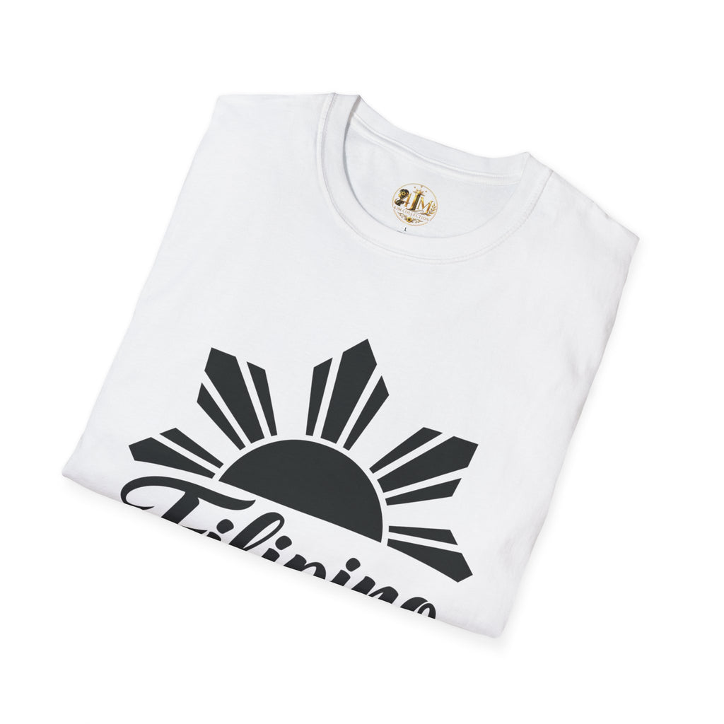 Filipino Sun Script T‑Shirt — Heritage Pride Graphic Tee