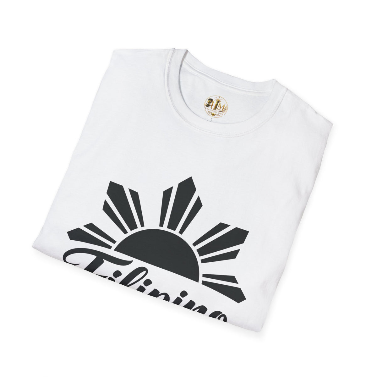 Filipino Sun Script T‑Shirt — Heritage Pride Graphic Tee