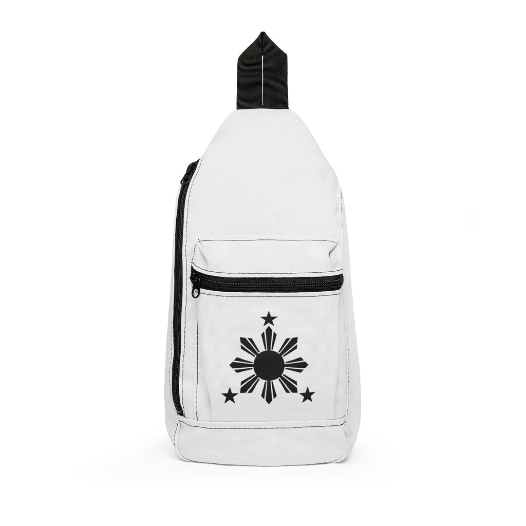 Philippine Sun Sling Bag – Minimalist Filipino Sun Emblem Crossbody