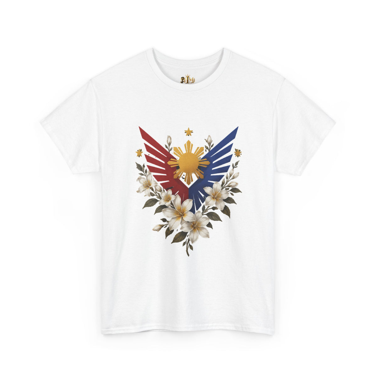 Philippine Sun Eagle Floral T-Shirt