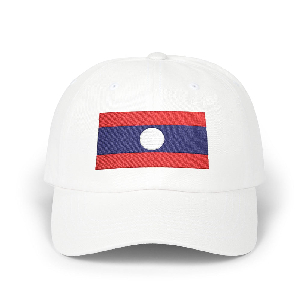 Laos Flag Dad Cap — Embroidered National Flag Baseball Hat