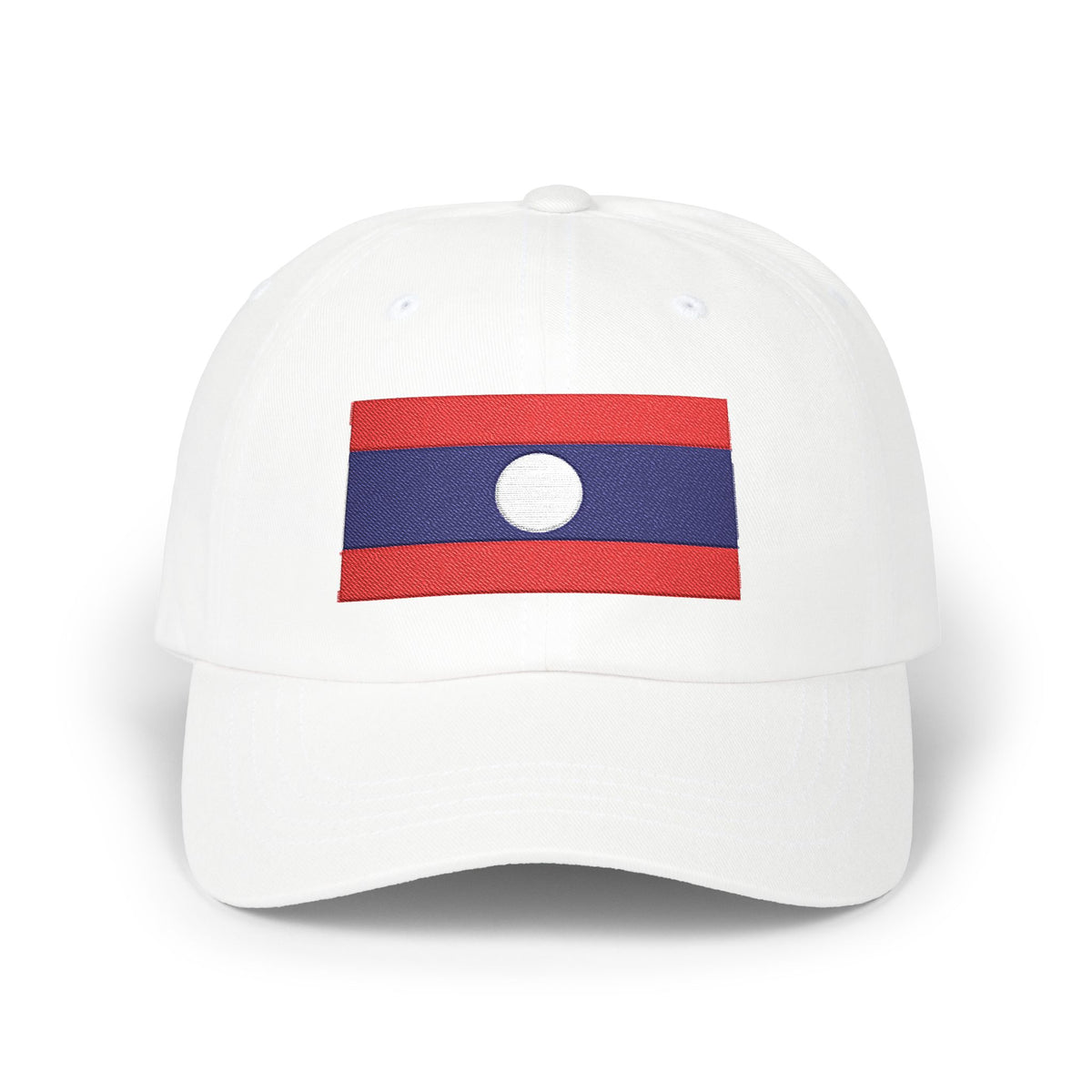 Laos Flag Dad Cap — Embroidered National Flag Baseball Hat
