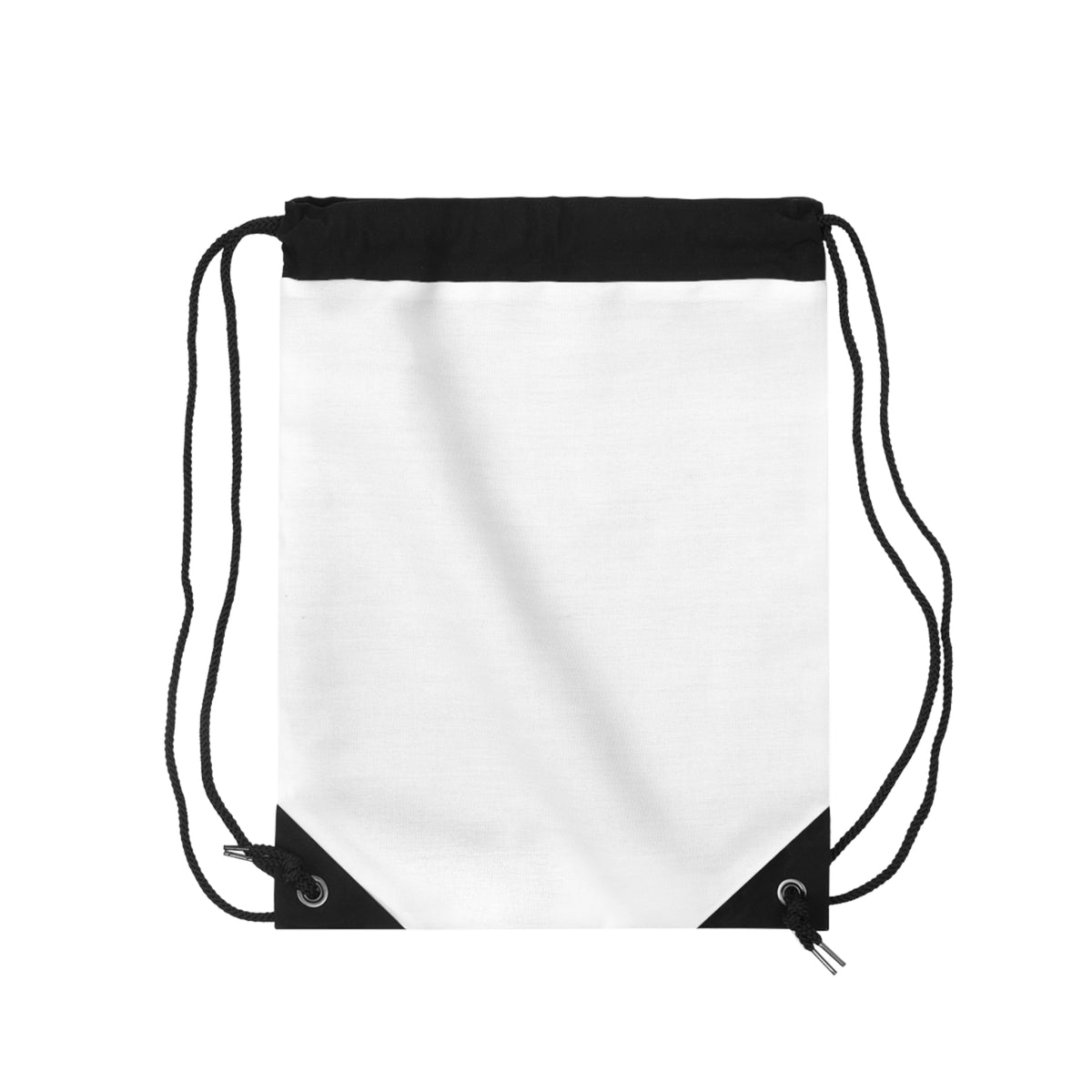 J&M Collection Gold Logo Drawstring Bag