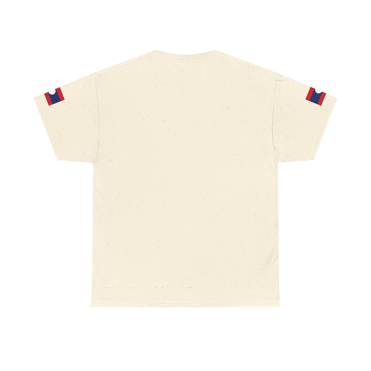 Laos Pride T‑Shirt — Traditional Lao Woman Illustration with Flag & Cultural Icons